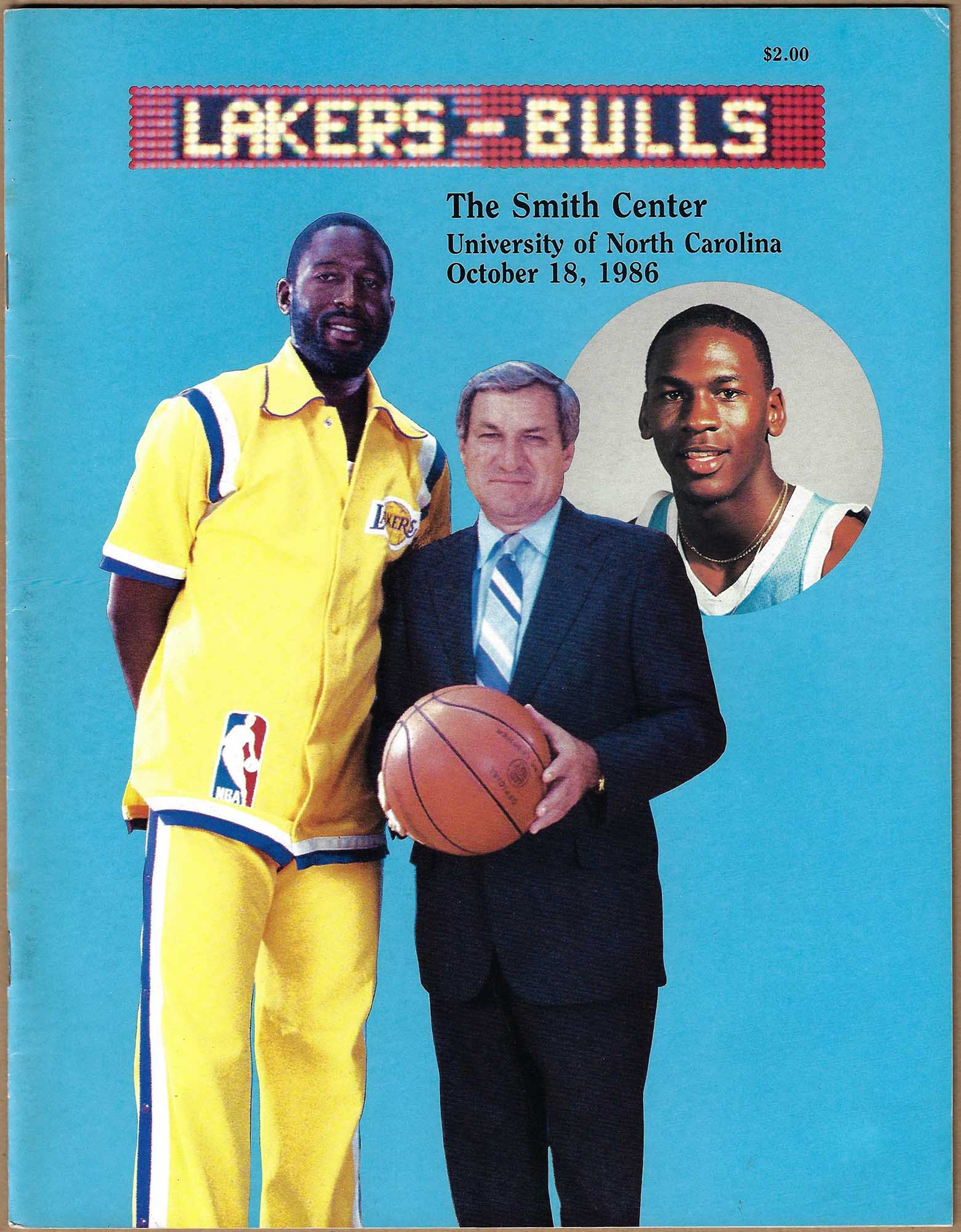 1986-10-18 – Lakers vs Bulls