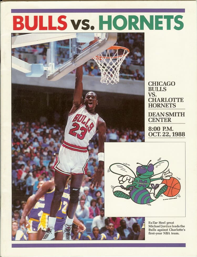 1988-10-22 — Bulls vs Hornets