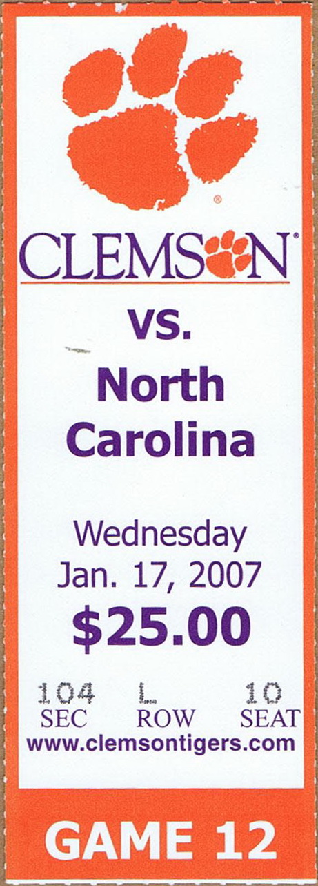 2007-01-17 – Clemson