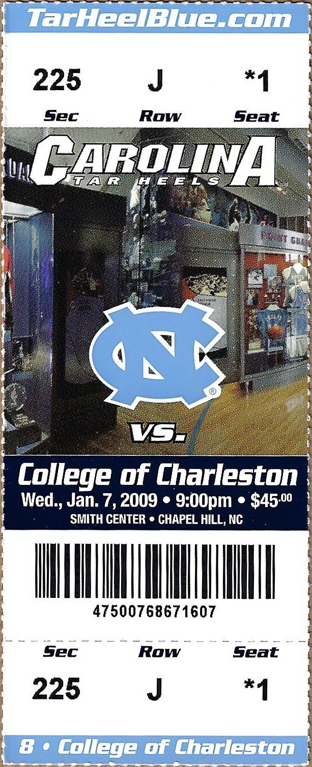 2009-01-07 – College of Charleston